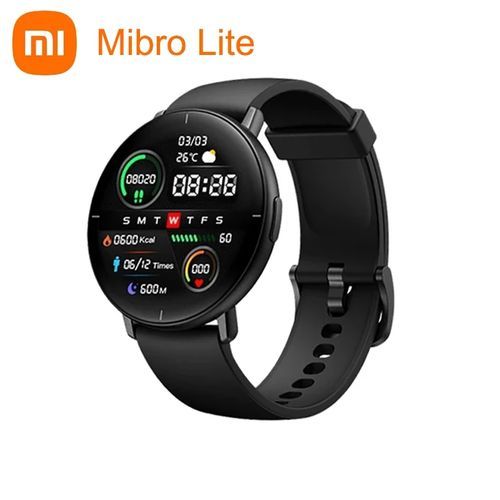 Dabador - Anfa shop - Mibro Lite – montre connectée pour hommes et femmes, écran Amoled de 1.3 pouces
